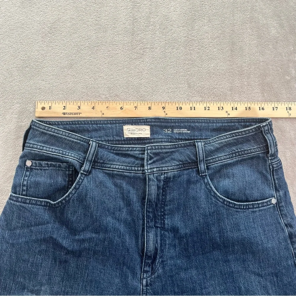 Pilcro Blue Flare & Wide Leg Jeans - Picture 8 of 16